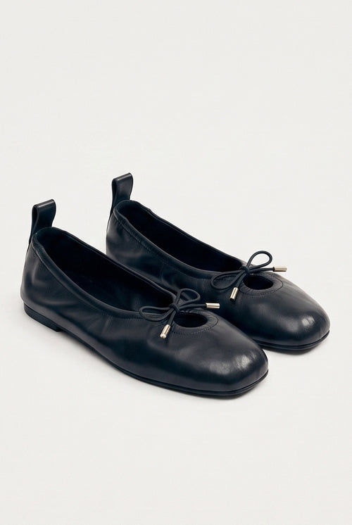Ballerines Colette coloris Noir - vue de trois quarts, la paire