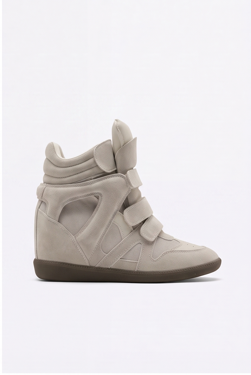 Baskets Livia coloris Crème - vue de profil