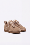 Baskets Romane coloris Sable - vue de trois quarts, la paire