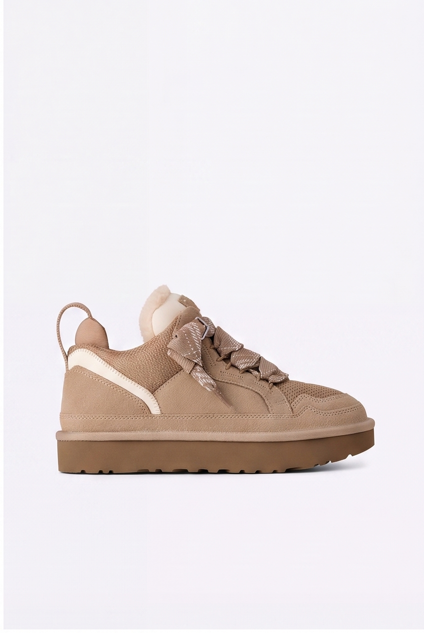 Baskets Romane coloris Sable - vue de profil