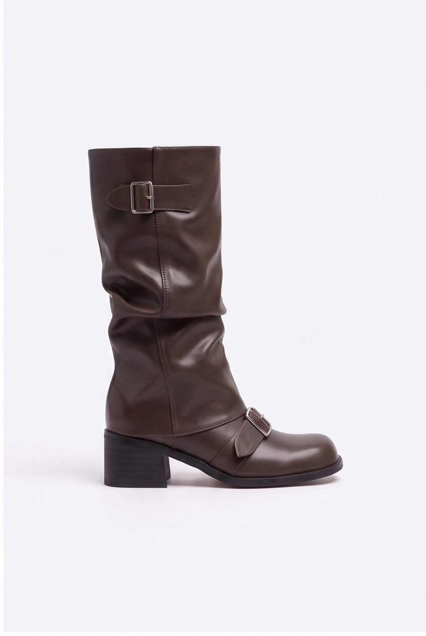 Bottes Camille coloris Marron - vue de profil