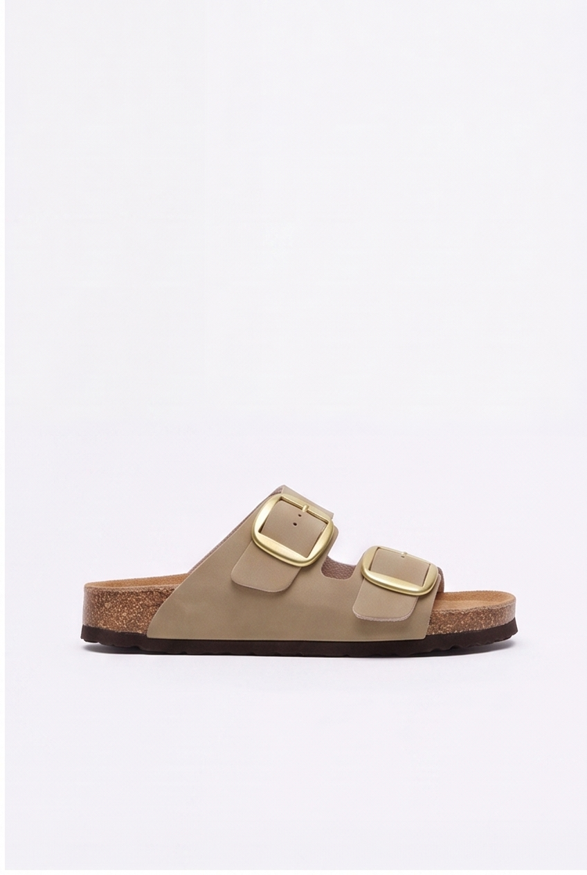 Sandales Sixtine coloris Beige - vue de profil