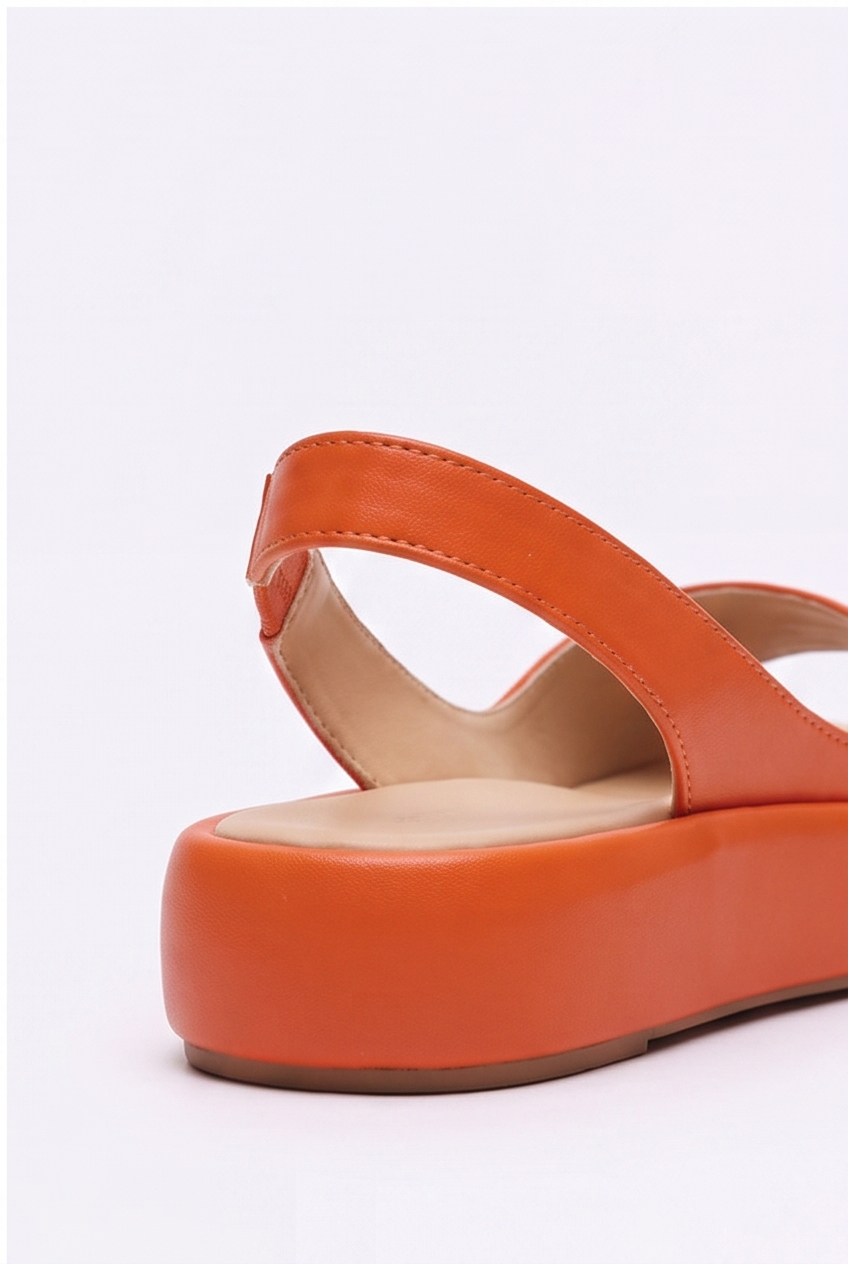 Sandales Solène coloris Orange - vue arrière