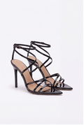 Talons Alma coloris Noir - vue de trois quarts, la paire