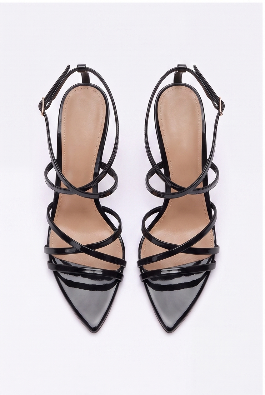 Talons Alma coloris Noir - vue de dessus